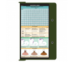 WhiteCoat Clipboard® - Army Green Lactation Consultant Edition